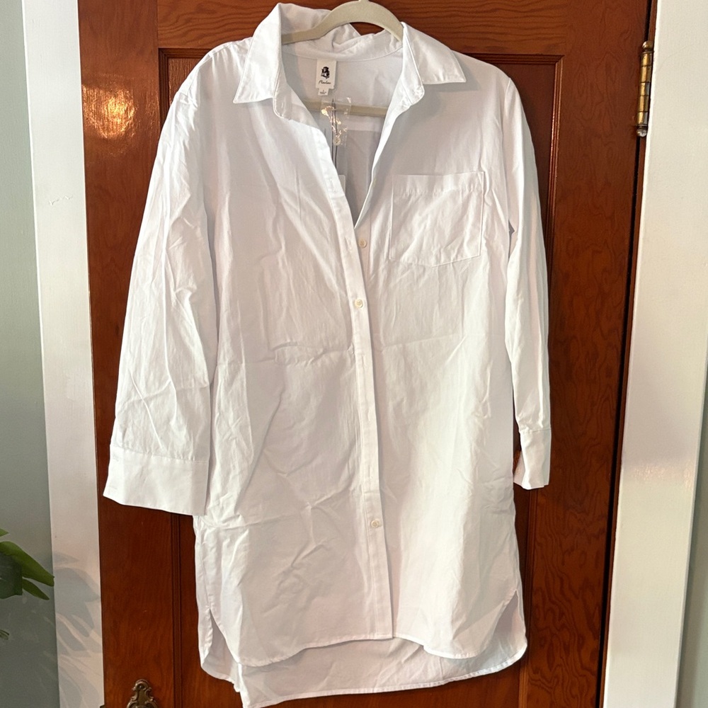 Vici White Shirt Dress